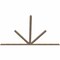 Ekena Millwork Saratoga Smooth Timber Gable Bracket, Douglas Fir, 108"W x 72"H x 1 1/2"D x 3 1/2"F, 16/12 Pitch GBW108X72X0204SAR00SDF - alternate 5